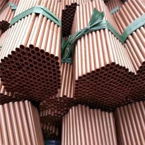 China Ductile 8mm Copper Tubing Round Copper Pipe With Isometric Crystal System on sale