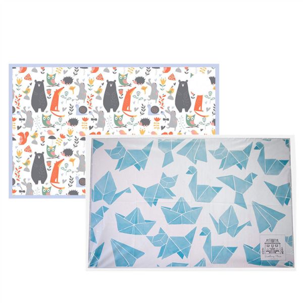 Buy Recyclable Adhesive Disposable Plastic Dinner Mats Non Slip For Babies at wholesale prices