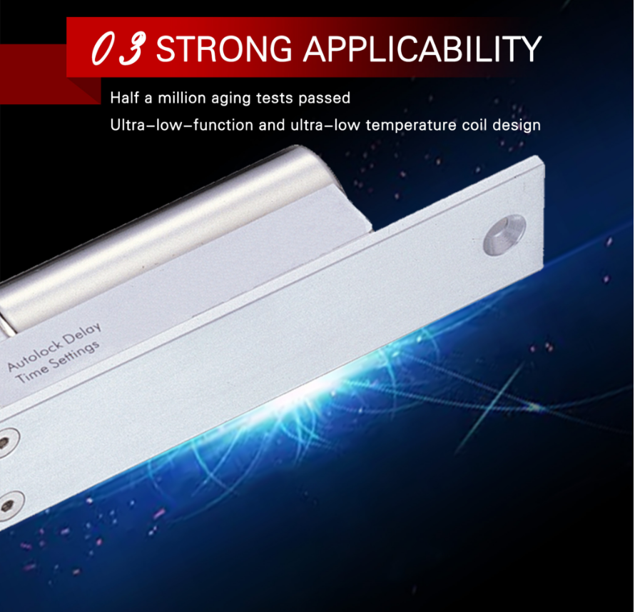 Ultra Low Temperature Bidirectional Door Electric Bolt Lock
