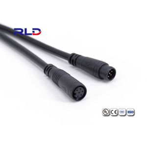 Electric Bicycle Male Female Connector 2-6 Pin M8 IP65 Waterproof Connector Plug