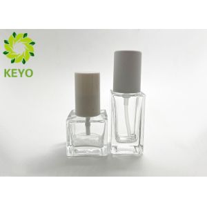 Quality Empty 30ml Square Glass Foundation Bootle For Cosmetic Packaging for sale