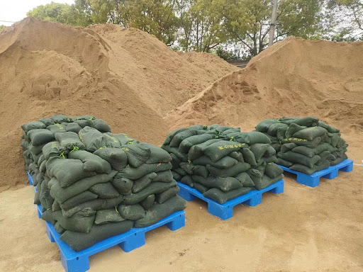 Quality 80mm x 50mm EcoBag constructed with polyester fiber polypropylene fiber provides effective sustainable erosion control and greening applications for sale