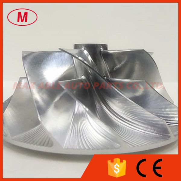 TD03 36.84/49.00mm 6+6 blades turbocharger milling/aluminum 2618/billet compressor wheel