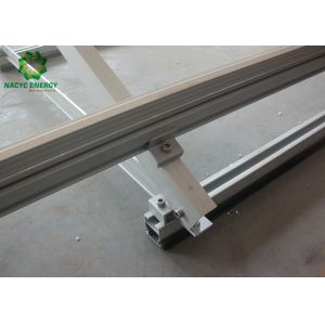 No Penetration Solar Bracket Aluminum Structure Rooftop Ballasted Solar Mounting