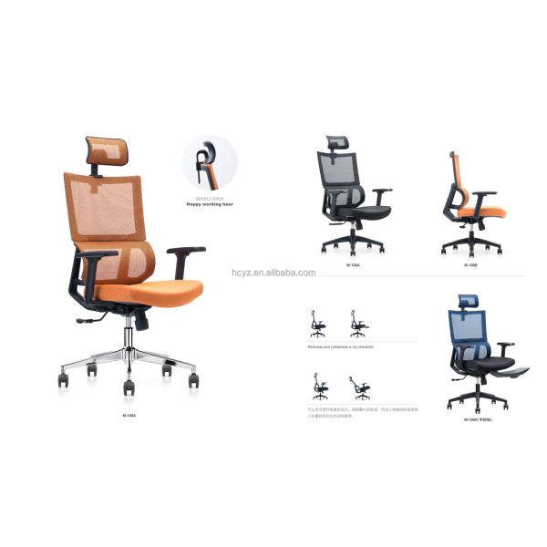 Office Boss Lift Chair Height Adjustable Mesh Office Executive Chair with 3D Armrest