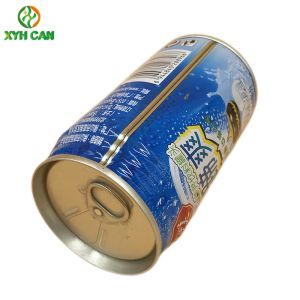 Cold Beverage Tin Can 240ml BPA Free CMYK Printing Round