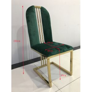 China Modern Furniture 102cm 150kg Stainless Steel Dining Chair on sale