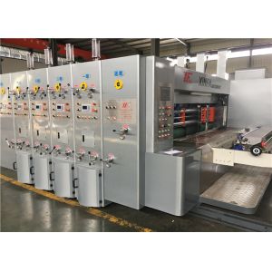 Planetary Gear Structure Flexo Printer Slotter / Carton Box Packing Machine