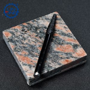 10MM Vacuum Brazed Diamond Stone Carving Bit with Engraving Function and TiCN