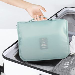 High quality lager capacity multiple compartments toiletry bag