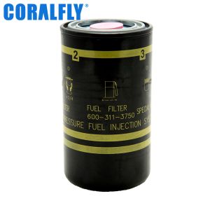 Komatsu 600 311 3750 3 Micron Fuel Filter Spin On