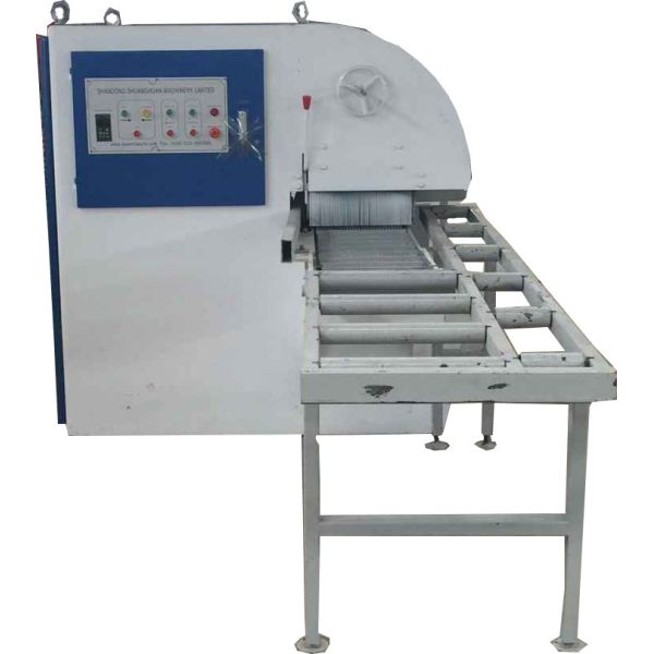 Buy Two Shaft Multiple Blade Rip circular Saw with water cooling blade for wood panel cutting at wholesale prices