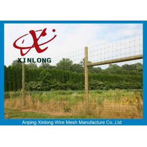 Commercial Galvanized Field Fence For Live Stock Easy Maintenance