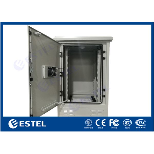 1300mm Height 20U Outdoor Telecom Cabinets Without Air Conditioner
