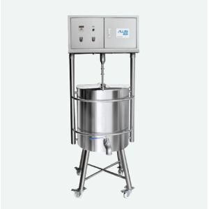 Stainless Steel Mixing Tank Heating Raw Material Mascara Homogenizer Lipstick