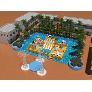 Alien Commercial Water Park Inflatable Jumping Castles For Sale