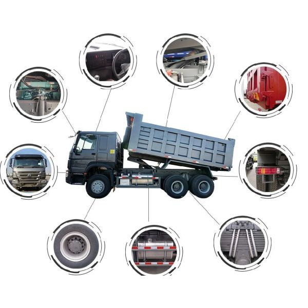 Sinotruck HOWO 6*4 Dump Truck Secondhand Truck with Different Color