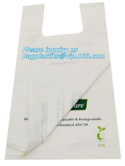 Buy 100% Compostable vest carrier plastic shopping bag with ce certificated, Vest Carrier Bags for Home Usage, vest carrier at wholesale prices