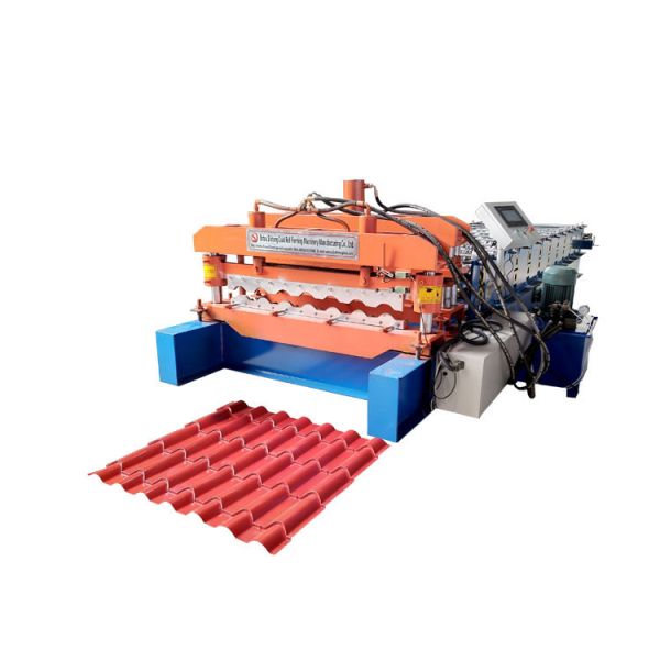 Buy Special Hydraulic Cutting Glazed Tile Machine PLC Control 5T Decoiler Capacity at wholesale prices