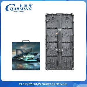 P2.9mm Full Color Led Panel Indoor Curved Backdrop Aluminum Cabinet Led Screen