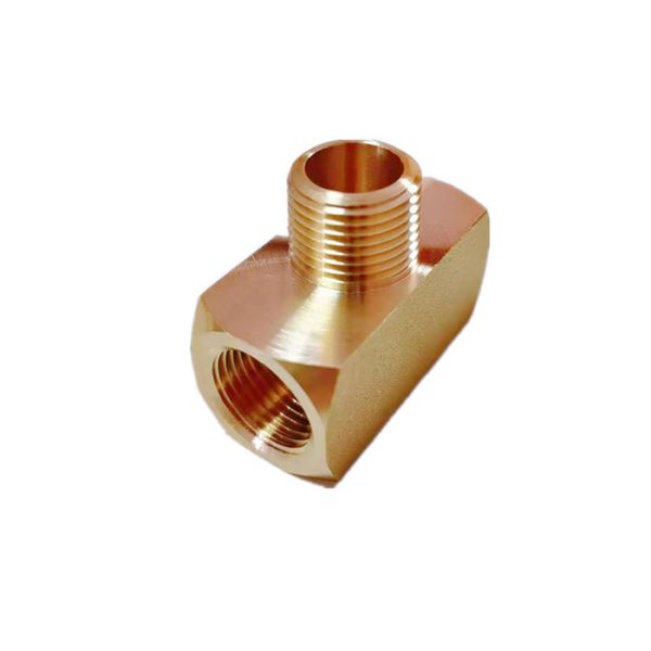 1/4NPT Male * 1/4NP Male * 1/4NPT Female Brass T Fitting