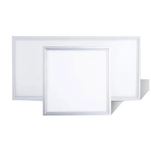 Aluminum LED Panel Lighting with 50000 Hours Lifespan, White & Silver Frame