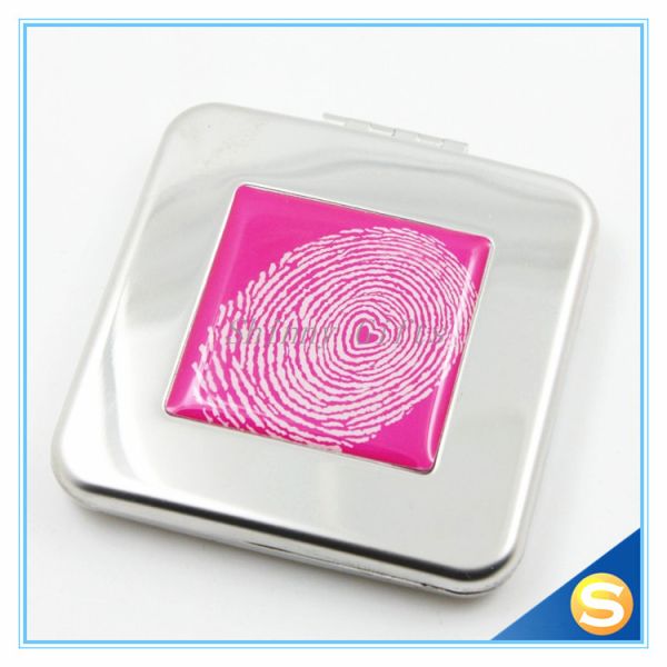 Buy China Wholesale Custom Square Shape Cosmetic Pocket Mirror at wholesale prices