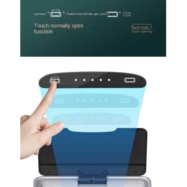 Living Room Home Kitchen Automatic Storage Bin with Lid Factory Wholesale Smart Sensor Stainless Steel Trash Can