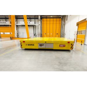 Omnidirectional Moving Trackless Transfer Cart 160T Trolley Transfer