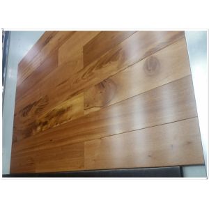Tigerwood HDF engineered flooring, 3-layer, UV lacquer