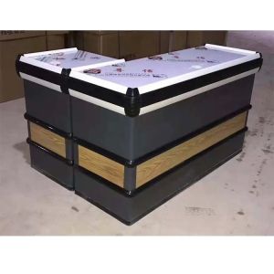 Heavy Duty Grocery Cashier Counter Eco Friendly Checkout Counter