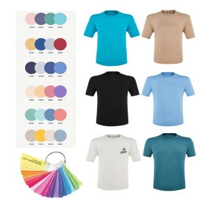 ODIN Little Drop Shoulder T Shirt with Customizable Patterns and Knitted Weaving