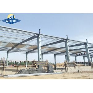 Galvanized Steel Structure Buildings With Bolt Connection Method And Painted