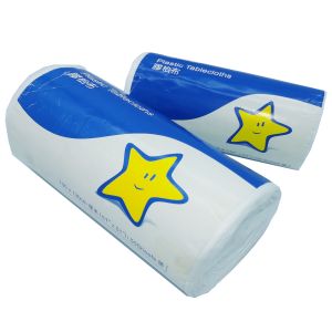 HDPE Plastic Disposable Table Cloth 42x42 51x51 Inch