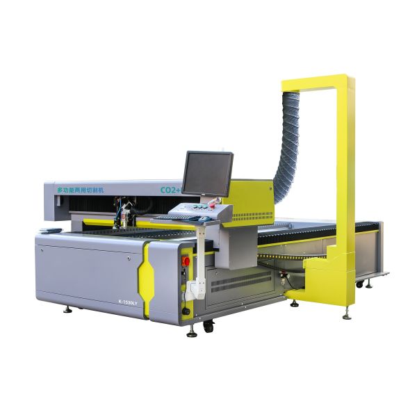 Buy All In One 2000Watt+CO2 300watt  Fiber Laser Cutting Machine Can Cut All Materials at wholesale prices