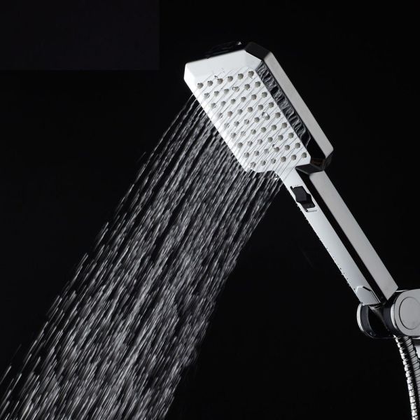 Buy JK-2100 2018 New Hand Shower and Toilet Shower Shattaf  Two In One Function Square On-Off Shower head Chrome Plated at wholesale prices