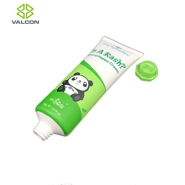 Durable Pharmaceutical Tube Packaging With Green Octagonal Cap For Remedies Cream