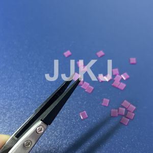 Square Synthetic Ruby Crystal Sapphire Optical Window DSP 60/40