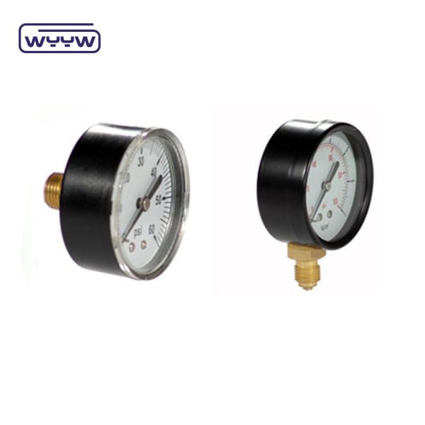 Buy 2" China factory steel plastic normal manometer at wholesale prices