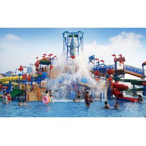 Gigantic Water House Aqua Playground Water House Amusement Park Equipment