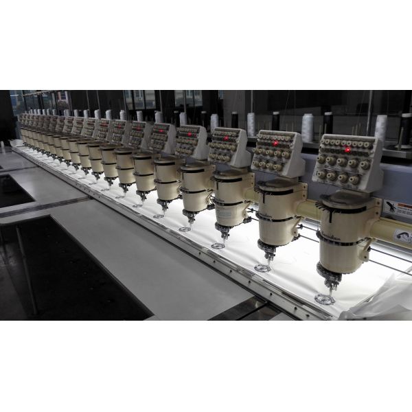 Used Barudan Embroidery Machine 1000rpm Work Speed BEDSH-YN-B20S