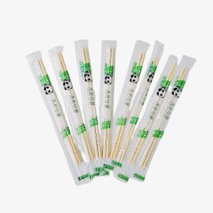 Customized Personalized Packaging Disposable Chopsticks Hot Round Bamboo