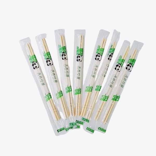 Customized Personalized Packaging Disposable Chopsticks Hot Round Bamboo