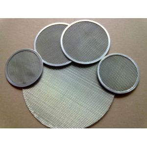 Stainless Steel extruder filter disc,wire mesh filter disc spot welded
