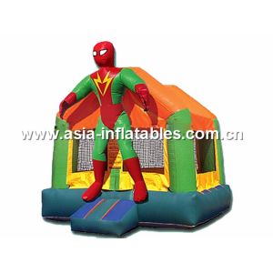 China hot sale Superman inflatable combo with slide commercial quality on sale