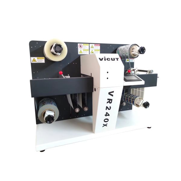 Buy GIPENG PLC Automatic Roll Label Cutting Machine with Laminator and Slitter at wholesale prices