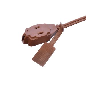 18AWG ETL Pararell Wire AC Power Cord with Switch and Socket Extension Cord