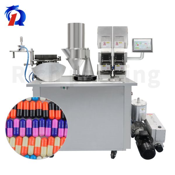 Buy Double Loader Semi Automatic Small Scale Capsule Filling Encapsulating Machine at wholesale prices