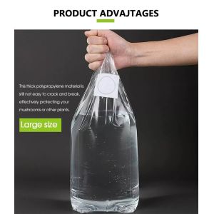 PP plastic autoclavable mushroom grow spawn bags 0.2/0.5 micron filter patch bag