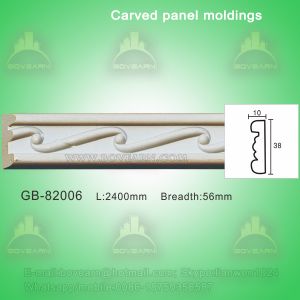 Quality Ornament home carved panel moulding for sale